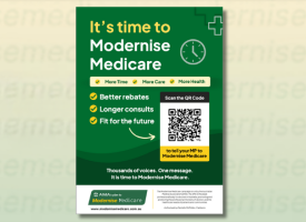 Modernise Medicare poster