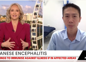 Dr Nick Yim on 7NEWS talking about Japanese encephalitis virus