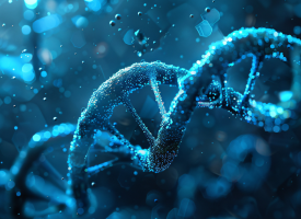 DNA Gene Helix spiral molecule structure 