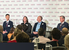 Panelists at CEDA workforce event