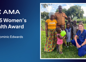 Dr Dominic Edwards in Uganda
