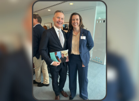 Dr Michael Wright with Dr Danielle McMullen at Parliament House