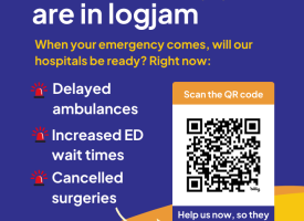 Clear the Hospital Logjam Posters