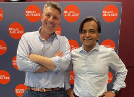 Peter and ABC's Rory McClaren 