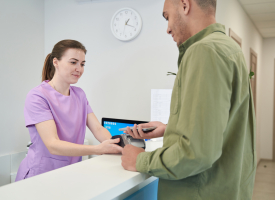 medical clinic processing payment
