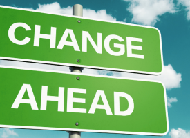 Change ahead sign