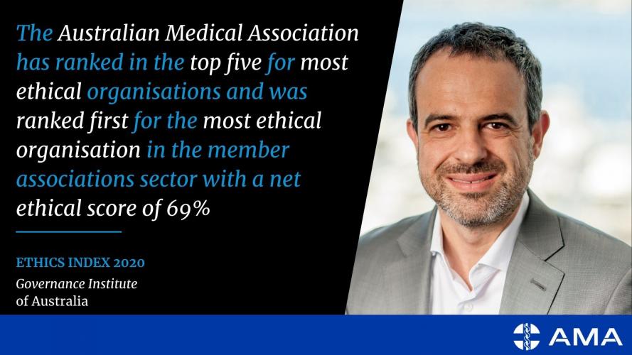 AMA rated most ethical member association in Australia | Australian Medical