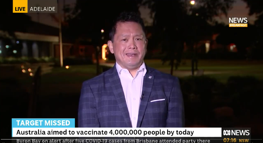 AMA Vice President Dr Chris Moy on ABC News Breakfast