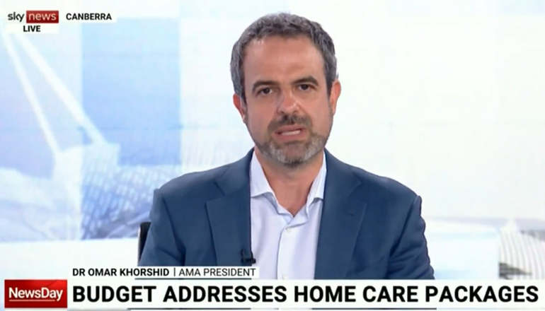 AMA President Dr Omar Khorshid on Sky