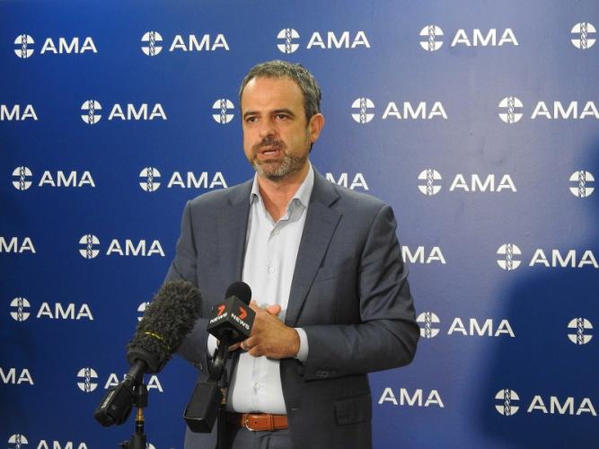 Omar Khorshid at Perth press conference