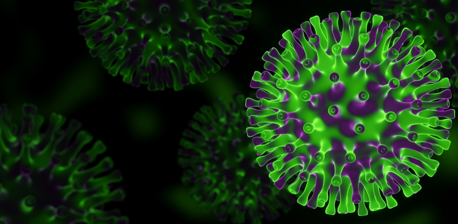 image of Omicron variant virus
