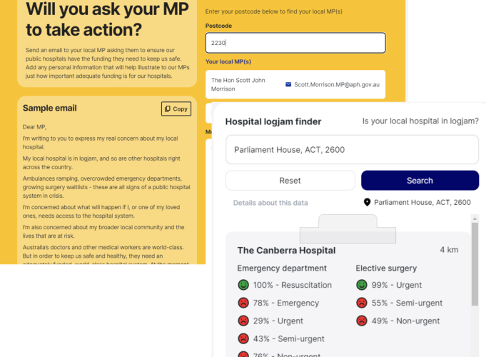 Image of logjam finder and email mp function