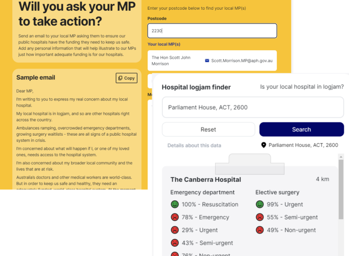 Image of logjam finder and email mp function 