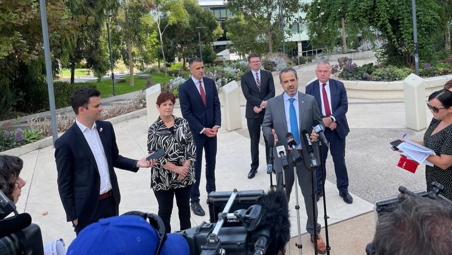 Omar at adelaide presser