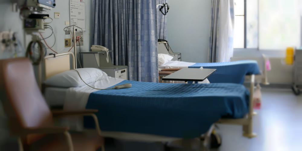hospital bed blur