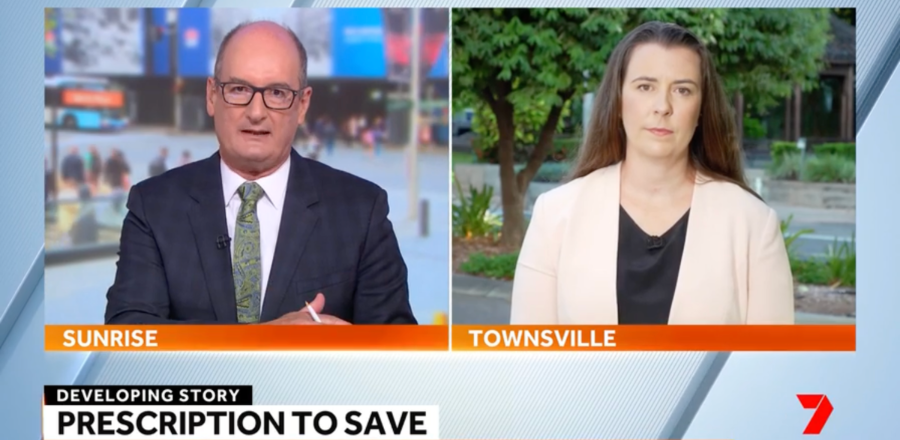 Danielle McMullen on Sunrise