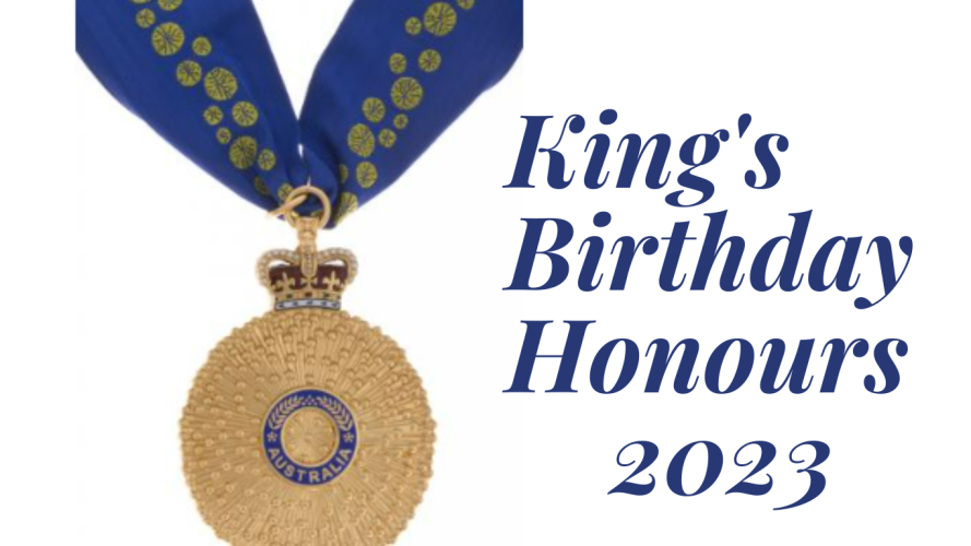 kings birthday OA medal