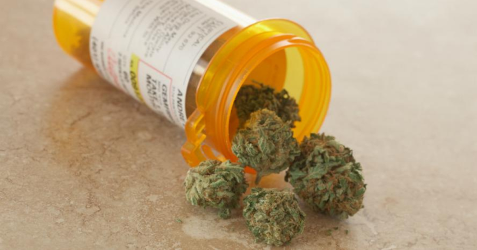 medicinal cannabis bottle